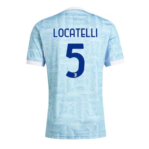 Moški Nogometni dresi Juventus Manuel Locatelli #5 Gostujoči 2025-26 Kratek Rokav